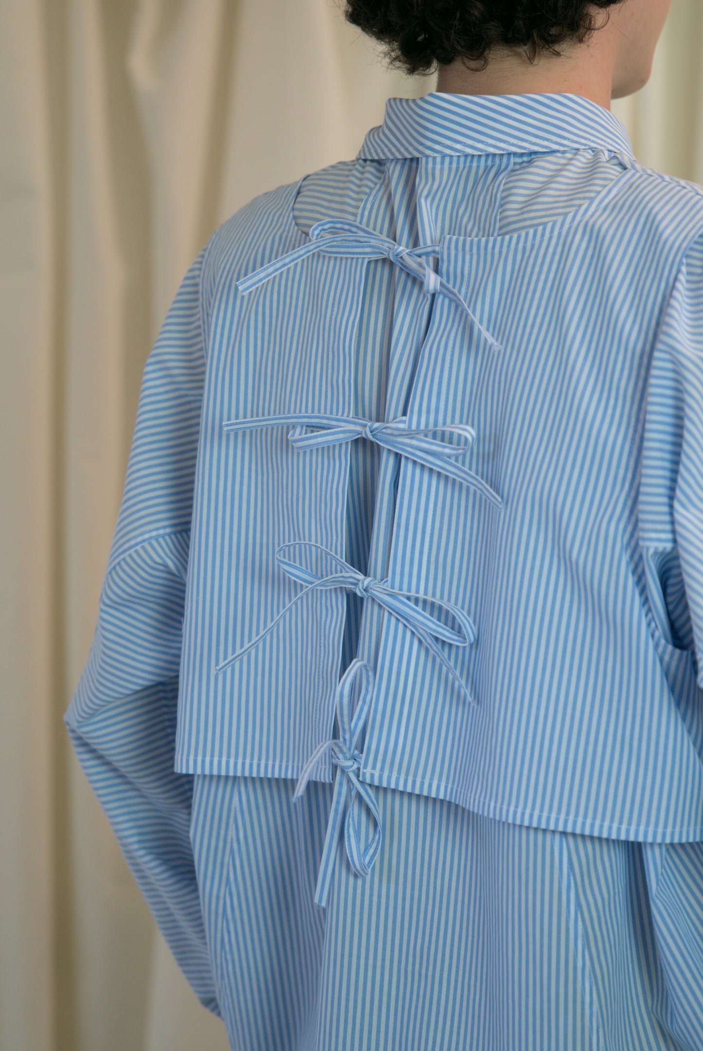 The Staple Shirt - Blue Stripe - AKA x MERCURY