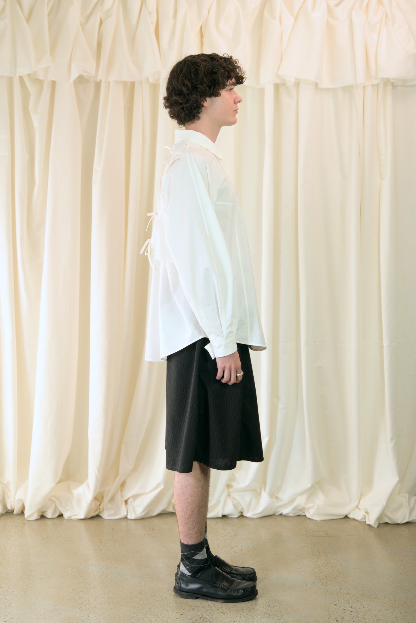 The Staple Shirt - White - AKA x MERCURY