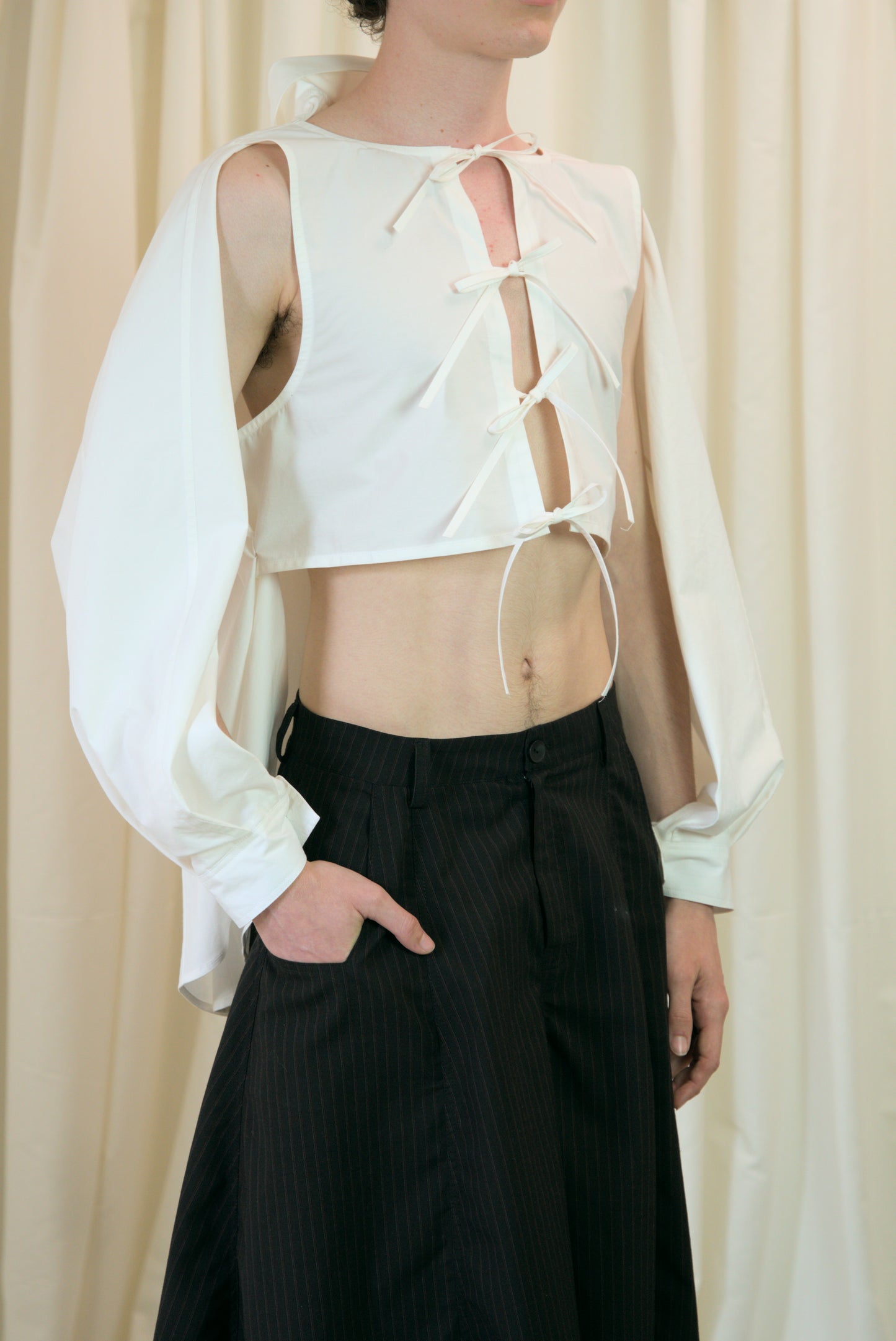 The Staple Shirt - White - AKA x MERCURY