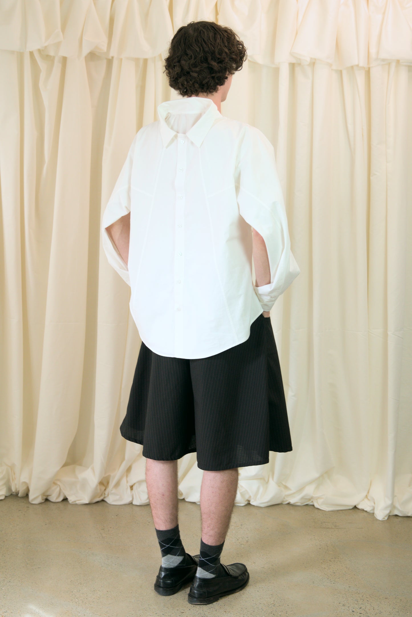 The Staple Shirt - White - AKA x MERCURY