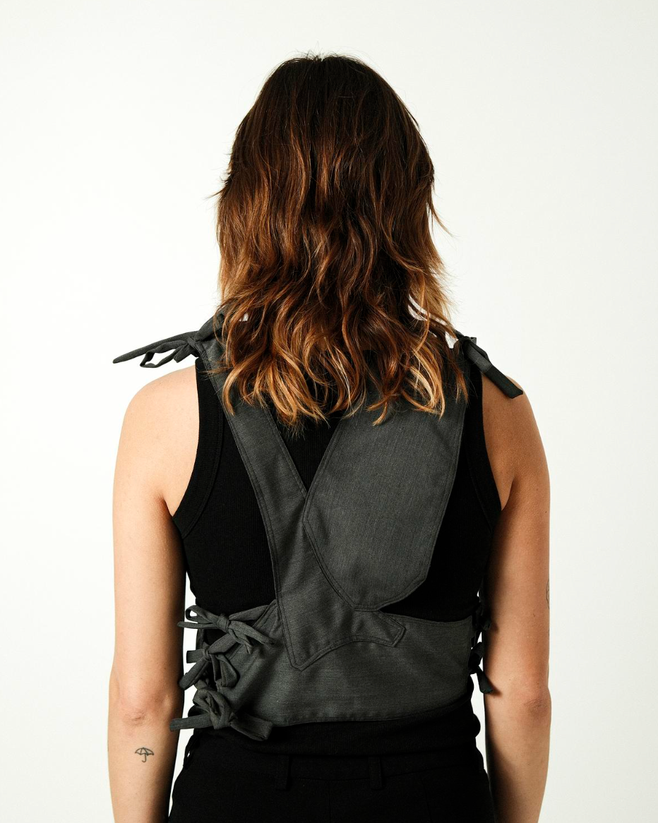 The Piece Harness - Grey Suiting
