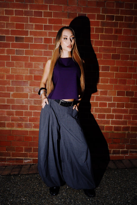 The Staple Tank - Aubergine