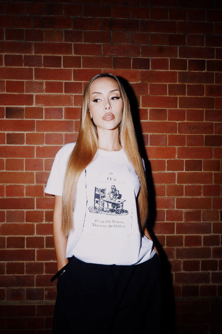 The Ironing Tee - White (Pre-Order)