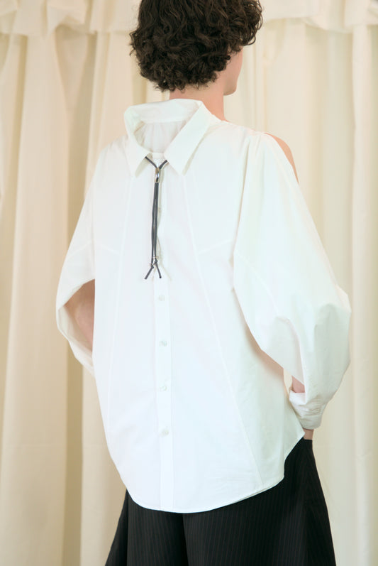 The Staple Shirt - White - AKA x MERCURY
